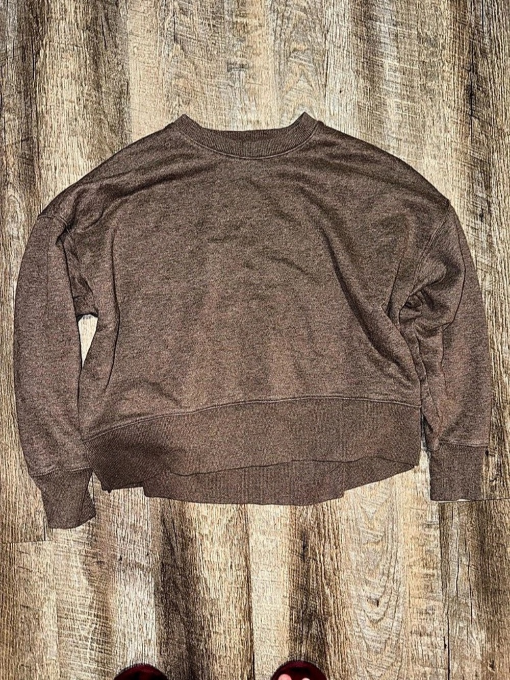 American Eagle brown sweat shirt in size extra small